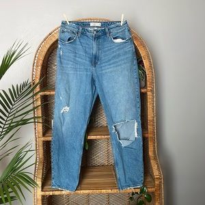 A&F the 80’s mom high-rise size 12